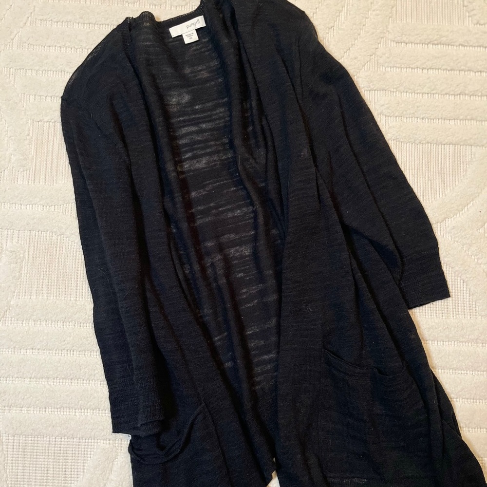 NWOT Black 3/4 Length Sleeve Sweater